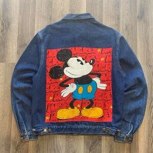 Vintage 1990s Mickey Mouse Denim Jacket